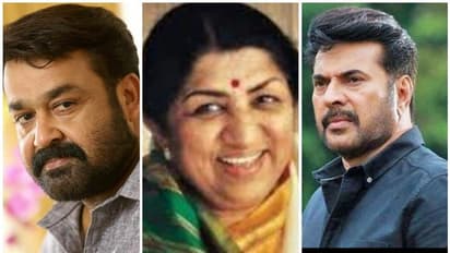 Lata Mangeshkar : ലത മങ്കേഷ്കര് സംഗീതത്തിലൂടെ ജീവിക്കുമെന്ന് മോഹൻലാൽ, വാനമ്പാടിയെ നഷ്ടപ്പെട്ടെന്ന് മമ്മൂട്ടി