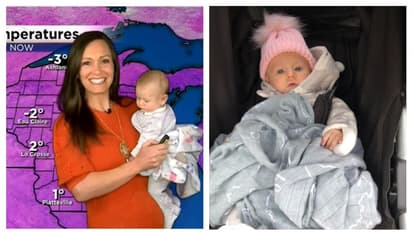 பச்சிளம் குழந்தையுடன் பணிக்கு திரும்பிய பெண் ''பத்திரிகையாளர்''... மிரண்டு போன ஊழியர்கள்..! நெகிழ்ச்சி தருணம்!