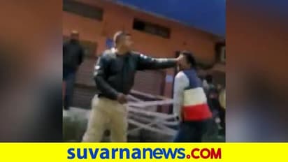 ಹೆಲ್ಮೆಟ್ ಯಾಕೆ ಹಾಕಿಲ್ಲ? ಪ್ರಶ್ನಿಸಿದ ಪತ್ರಕರ್ಥನಿಗೆ ಹಿಗ್ಗಾಮುಗ್ಗಾ ಥಳಿಸಿದ ಪೊಲೀಸರು!