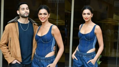 সুইমিং স্যুটের ওপর লো-ওয়েস্ট ট্র্যাক, দীপিকার অদ্ভূত স্টাইলে অবাক নেটদুনিয়া