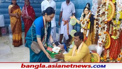 একযোগে হল লক্ষ্মী-সরস্বতী পুজো, ভোগ নিবেদন করতে শালবনীতে হাজির বিধায়ক জুন মালিয়া