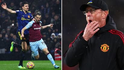 EPL 2021-22: Rangnick unhappy as Manchester United slip out of top four after draw at Burnley
