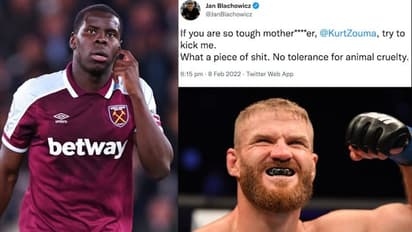 Former UFC champion Jan Blachowicz dares Kurt Zouma to kick him after shocking cat video