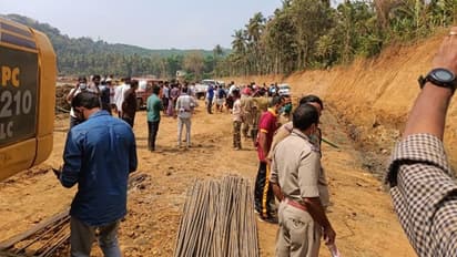 നിര്മ്മാണത്തിനിടെ മണ്ണിടിഞ്ഞ് അഞ്ച് ഇതര സംസ്ഥാന തൊഴിലാളികള്ക്ക് പരിക്ക്