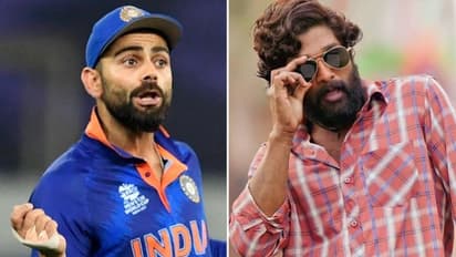Is Virat Kohli a fan of Allu Arjun? Check out his Srivalli walk (Watch)