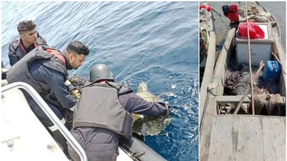 ഗുജറാത്ത് തീരത്ത് പാക് ബോട്ടുകൾ പിടികൂടി; ബോട്ടിലുണ്ടായിരുന്നവർ കരയിലേക്ക് കടന്നെന്ന സൂചന