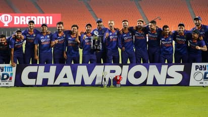 Ind vs WI: ವೆಸ್ಟ್ ಇಂಡೀಸ್ ವಿರುದ್ಧ ಕ್ಲೀನ್ ಸ್ವೀಪ್ ಸಾಧನೆ ಮಾಡಿದ ಟೀಂ ಇಂಡಿಯಾ