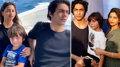Shah Rukh Khan’s kids Aryan Khan, Suhana Khan, spotted at IPL auction; see pics