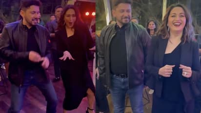 पति के जन्मदिन पर Madhuri Dixit ने किया डांस, तम्मा तम्मा.. गाने पर डॉ. नेने ने लगाए जमकर ठुमके