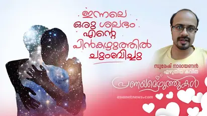 Valentine's Day Writings : ഇന്നലെ ഒരു ശലഭം എന്റെ  പിന്‍കഴുത്തില്‍ ചുംബിച്ചു