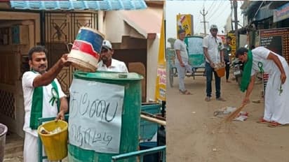 Urban Election:"தேர்தல் வந்துடாலே சின்ராச கைல புடிக்க முடியாது" வீடு வீடாக குப்பை அள்ளி தேர்தல் பிரச்சாரம் ..