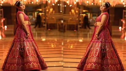 Shivangi Joshi ने रेड लहंगा पहन Valentine's Day पर चुराया फैंस का दिल, तस्वीरें देख ठहर जाएंगी आपकी नजर