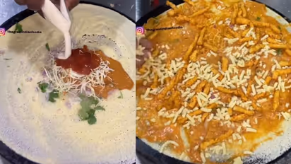 Food Video : ദോശയില്‍ ഇങ്ങനെയുമൊരു പരീക്ഷണം; വീഡിയോ...