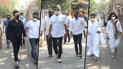 Bappi Lahiri’s funeral: Bhushan Kumar, Shakti Kapoor, Vidya Balan and others arrive for cremation