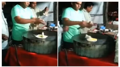 ஹோட்டலில் ஆம்லெட் போடும்போது முட்டையில்... இருந்து வெளிவந்த கோழி..? ஷாக்கான மக்கள்...வைரல் வீடியோ..?