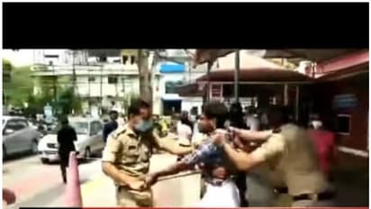 തൃശ്ശൂര്‍ ജില്ലാ ആശുപത്രിയിൽ എസ്എഫ്ഐ, എഐഎസ്എഫ് സംഘർഷം; പൊലീസ് ലാത്തിവീശി