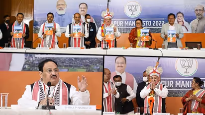 Manipur Election 2022: BJP releases manifesto, promises laptops, scooty and more