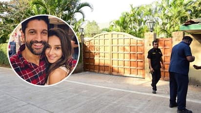 Farhan Akhtar-Shibani Dandekar wedding: Javed Akhtar, Anushka Dandekar, Ritesh Siddhwani arrive at the venue