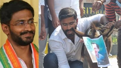 മുഖ്യമന്ത്രിക്കെതിരായ സമരത്തിന് കഴുതയെ മോഷ്ടിച്ചെന്ന് ആരോപണം; കോണ്‍ഗ്രസ് നേതാവ് അറസ്റ്റില്‍