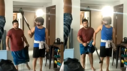 Hridayam BTS : 'മത്തായിച്ചാ, മുണ്ട്'; ഹൃദയം ചിത്രീകരണത്തിനിടയിലെ രസകരമായ നിമിഷം പങ്കുവച്ച് അജു വര്ഗീസ്