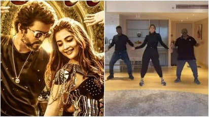 Attlee beast dace with wife : வாவ்...விஜய் இயக்குனர் மனைவியுடன் போடும் ஆட்டத்தை பாருங்க...என்னம்மா பண்ணுறாங்க