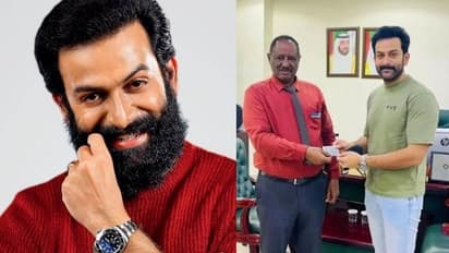 Prithviraj Sukumaran : പൃഥ്വിരാജ് ഇനി ദുബായിലും വാഹനമോടിക്കും; ഡ്രൈവിങ് ലൈസൻസ് സ്വന്തമാക്കി താരം