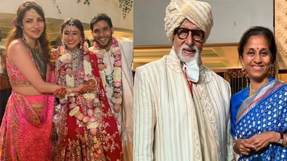 Anil Ambani के बेटे की शादी में पहुंचे Amitabh Bachchan, पत्नी जया, बेटा और नातिन Navya Naveli भी आईं नजर