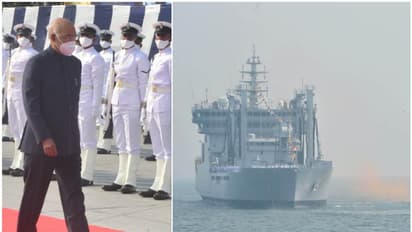 Fleet Review 2022 : ഫ്ലീറ്റ് റിവ്യൂ 2022; രാഷ്ട്രപതി അവലോകനം ചെയ്തു