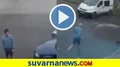 ಬಿರುಗಾಳಿಗೆ ಹಾರಿ ಹೋದ ವ್ಯಕ್ತಿಯ ವಿಗ್‌... ವಿಡಿಯೋ ನೋಡಿ