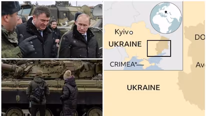 Russia Ukraine Conflict : യുക്രൈന് വിമതമേഖലയില് റഷ്യന് സൈന്യമെത്തി; യുദ്ധടാങ്കുകള് അടക്കം വന് സൈനികവ്യൂഹം