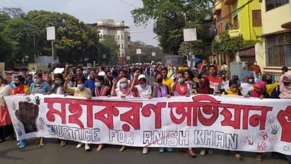 আনিসের মৃত্যুতে 'ন্যায় বিচারের' দাবিতে মহাকরণের পথে পড়ুয়াদের মহামিছিল