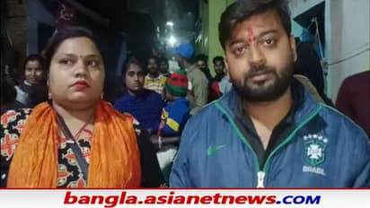 অন্তঃসত্ত্বা স্ত্রী নির্দল প্রার্থী, স্ত্রীর হয়ে হয়ে বাড়ি বাড়ি প্রচার করছেন একসময়ের দাপুটে তৃণমূল নেতা