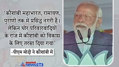 यूपी चुनाव: पीएम मोदी बोले- भगवान बुद्ध की प्रतिमा स्वीकार करना गंवारा नहीं, चांदी का मुकुट देखा तो लपक लिया