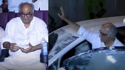 Valimai FDFS : வலிமை படம் பார்க்க வந்த போனிகபூர்.... பாலாபிஷேகம் செய்து வரவேற்ற அஜித் ரசிகர்கள்