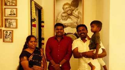 Mari selvaraj new home: அழகான வீட்டில் குடும்பத்துடன் குடியேறிய இயக்குனர் மாரி செல்வராஜ்! வைரல் புகைப்படம்.!