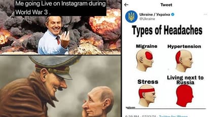 World War 3 memes carpet-bomb Russian President Putin over Ukraine invasion
