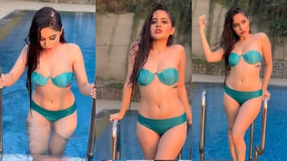 पूल से नीली बिकिनी पहन निकली Urfi Javed, भीगे बालों को संवारते हुए दिए कातिलाना पोज, इसलिए पड़ी लताड़