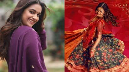 Keerthy suresh dance: காந்தாரி காந்தாரி...பாடலுக்கு வீதியில் ஆட்டம் போட்ட கீர்த்தி சுரேஷ்...! வைரல் வீடியோ..!