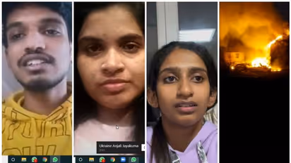 Ukraine Crisis : പുറത്ത് സ്ഫോടനശബ്‍ദങ്ങൾ, എയർ സൈറൺ, പകച്ച് മലയാളി കുട്ടികൾ