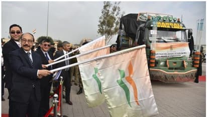 India send wheat : 50 ട്രക്കില് 2500 മെട്രിക്ടണ് ഗോതമ്പ്; ക്ഷാമം മൂലം ദുരിതത്തിലായ അഫ്ഗാന് സഹായവുമായി ഇന്ത്യ