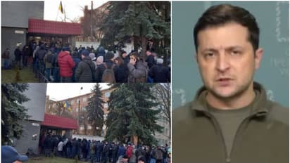 Russia Ukraine Crisis : പോരാട്ടം കടുപ്പിക്കാൻ യുക്രൈൻ, ആർക്കും സൈന്യത്തിൽ ചേരാം; നിബന്ധനകൾ എടുത്തുമാറ്റി