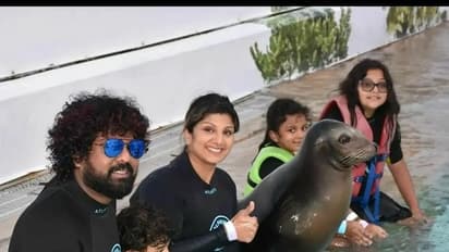 அட..தொடை அழகி ரம்பாவின் குடும்பத்தை பார்த்திருக்கீங்களா?..3 பிள்ளைகளுடன் ஜாலி ட்ரிப்பில்...