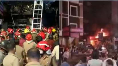 തിരുവനന്തപുരത്ത് ഹാർഡ് വെയർ ഷോപ്പിൽ വൻ തീപിടുത്തം, ജീവനക്കാർ അകപ്പെട്ടിട്ടുണ്ടോ എന്ന് സംശയം
