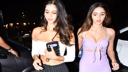 Ananya Panday अपनी बेस्टी सुहाना-शनाया और खुशी के साथ डिनर पर पहुंची,ग्लैमर में Suhana Khan सब पर पड़ गईं भारी