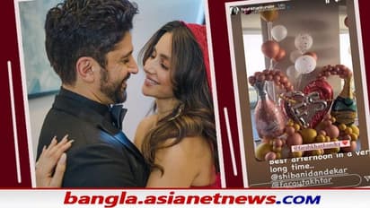 ফারহান-শিবানিকে লাঞ্চ ডেটে আমন্ত্রন ফারহার, হোম ডেকরেশনে ছিল স্পেশাল চমক