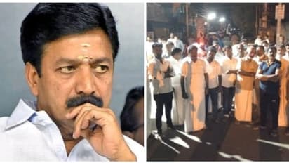 முன்னாள் அமைச்சர் சி.வி சண்முகம் கைதா? மீண்டும் வீடு முன் குவிந்த அதிமுகவினர்...!