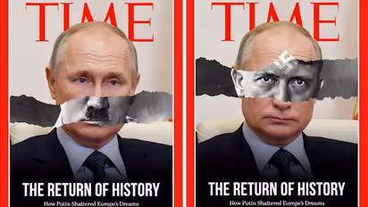Fact Check: Is TIME magazine cover featuring Putin's photo with Hitler moustache fake?