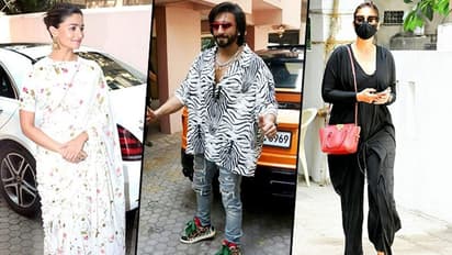 Celeb Spotted: Ranveer Singh, Alia Bhatt, Ileana D'Cruz; see pics of stars in city