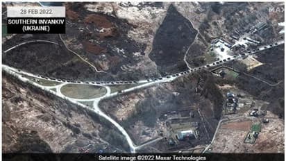 Ukraine Russia war : കീവിന് സമീപം 64 കീലോമീറ്റര് നീളത്തില് റഷ്യന് സൈന്യം; സാറ്റ്ലൈറ്റ് ചിത്രങ്ങള് പുറത്ത്