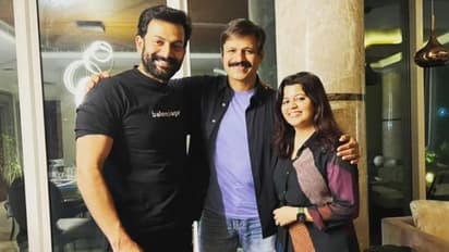 Vivek Oberoi Meets Prithviraj : ‘സയീദ് മസൂദും ബോബിയും ‌ഒത്തുകൂടിയപ്പോൾ’, ചിത്രം പങ്കുവച്ച് സുപ്രിയ